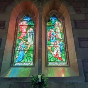 Stained glass window
